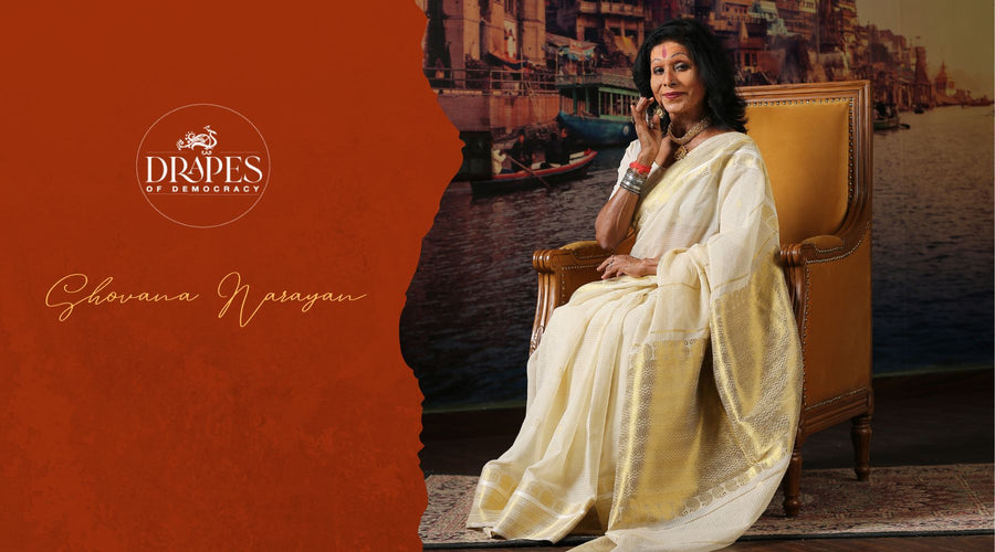 Drapes Of Democracy : Shovana Narayan