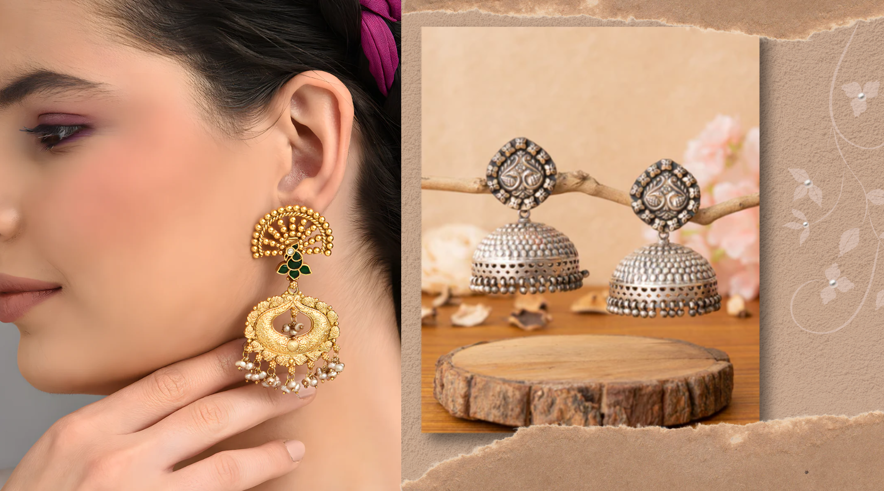 Earrings for sales salwar kameez