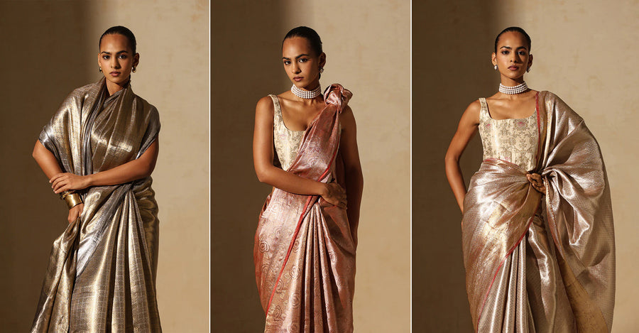 Why Tissue Tanchoi Banarasi Sarees Are the Season's Smartest Picks