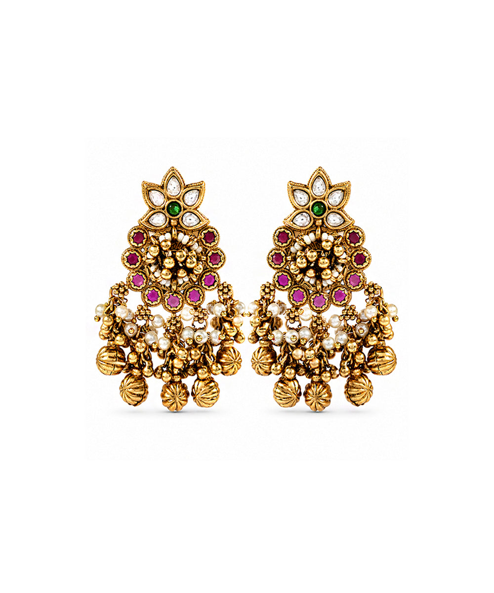 Mayur Valli Ghungroo Earrings