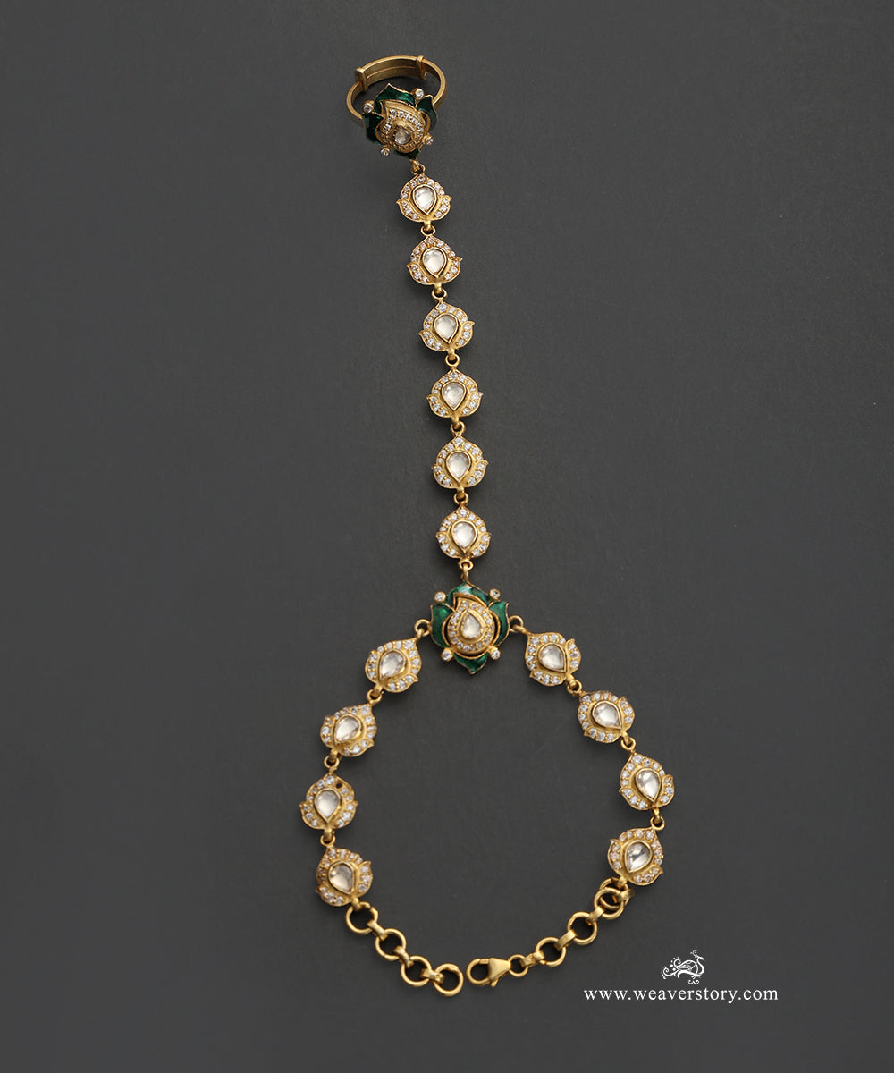 Basma_Handcrafted_Silver_Openable_Hathphool_With_Meenakari_Jadau_Work_WeaverStory_02