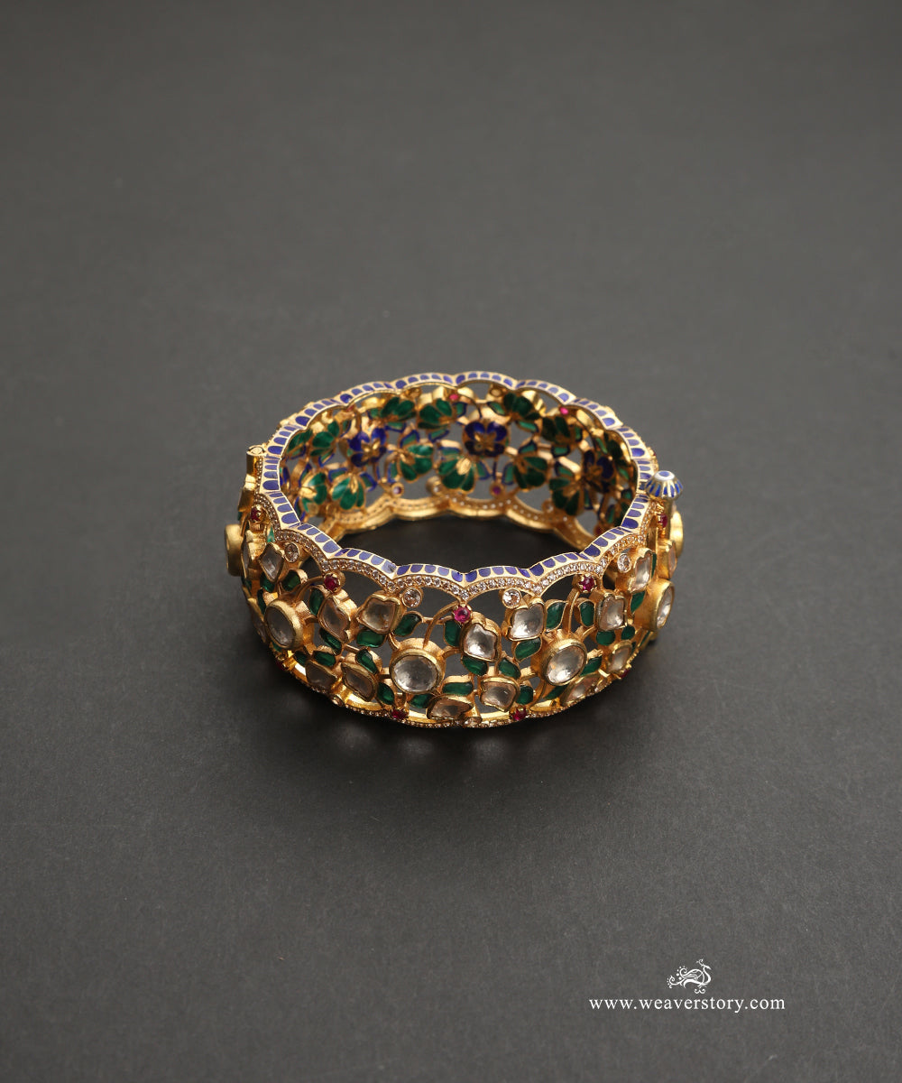 Bahar_Handcrafted_Silver_Openable_Bangles_With_Meenakari_Jadau_Work_WeaverStory_03