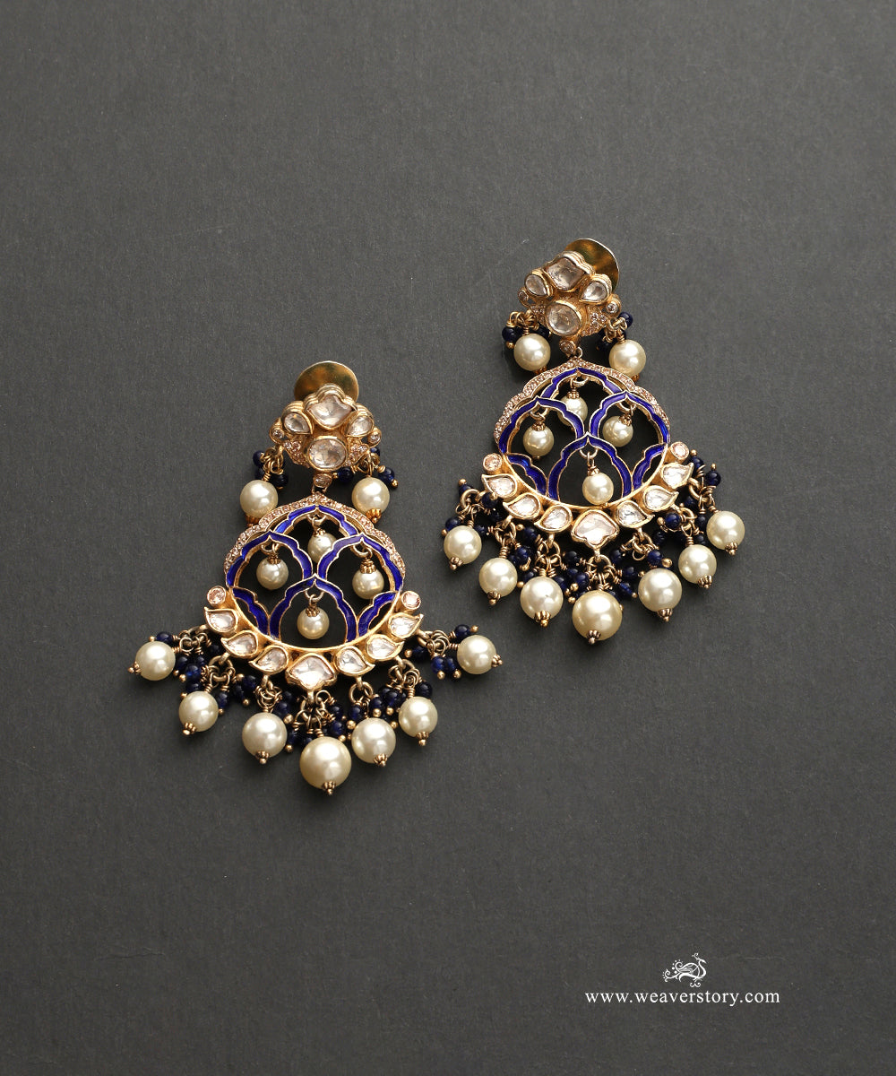 Shahd_Handcrafted_Silver_Earrings_With_Meenakari_Jadau_Work_WeaverStory_02