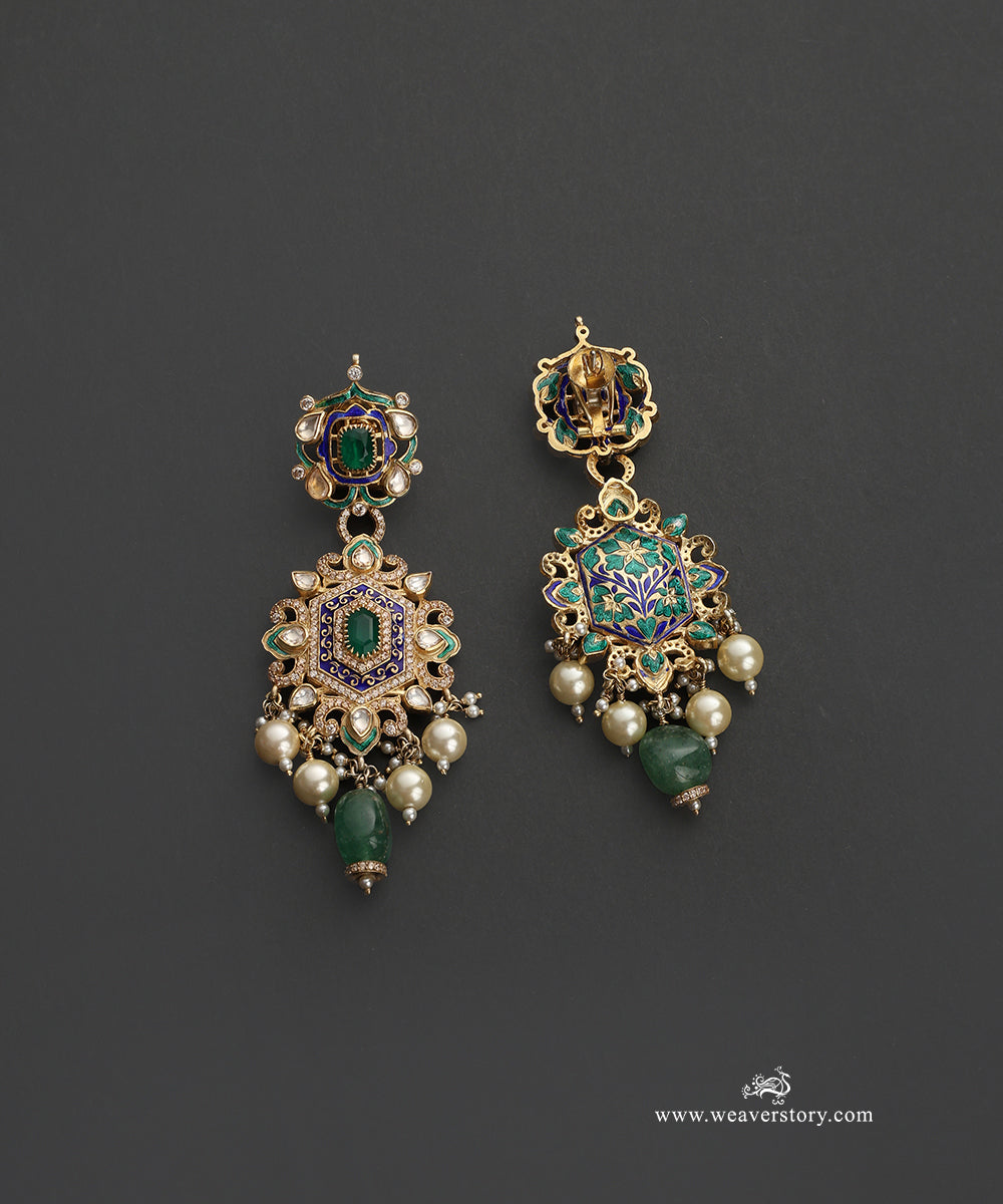 Arzoo_Handcrafted_Silver_Necklace_With_Meenakari_Jadau_Work_WeaverStory_03