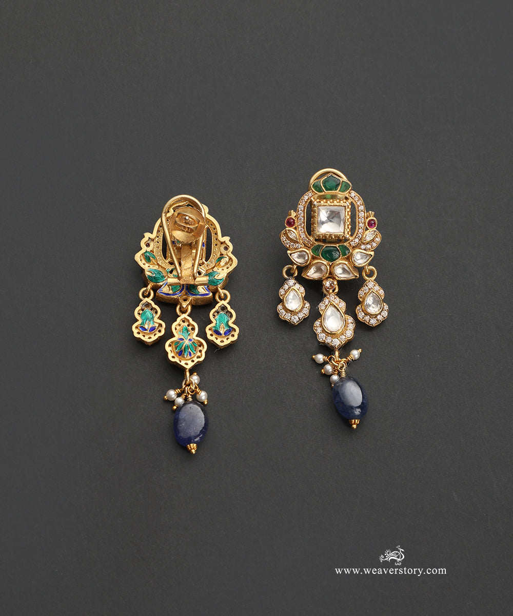 Kiara_Handcrafted_Silver_Necklace_Set_With_Meenakari_Jadau_Work_WeaverStory_03