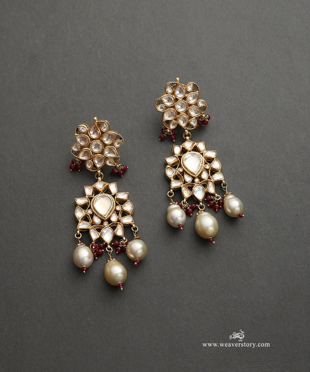 Shayna_Handcrafted_Silver_Earrings_With_Meenakari_Jadau_Work_WeaverStory_02