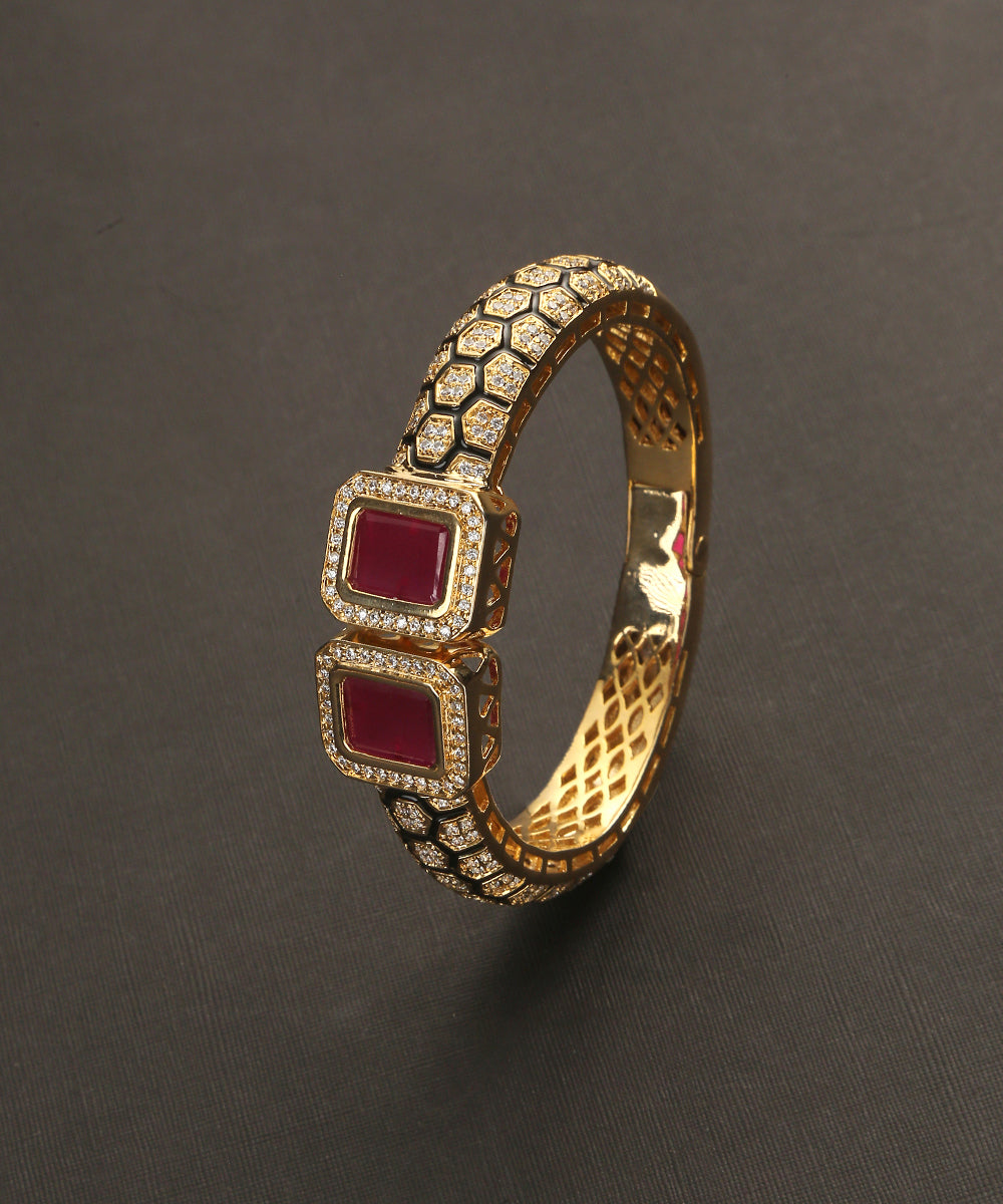 Caylie_Handcrafted_Bangle_With_Semi_Precious_Stones_WeaverStory_02