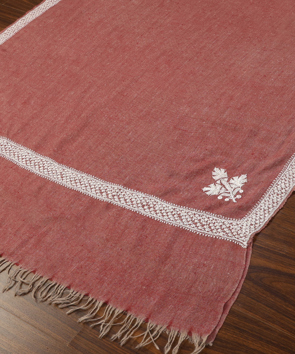 Old_Rose_Handwoven_Pure_Pashmina_Shawl_With_Silver_Zari_Tilla_Border_And_Palla_WeaverStory_03