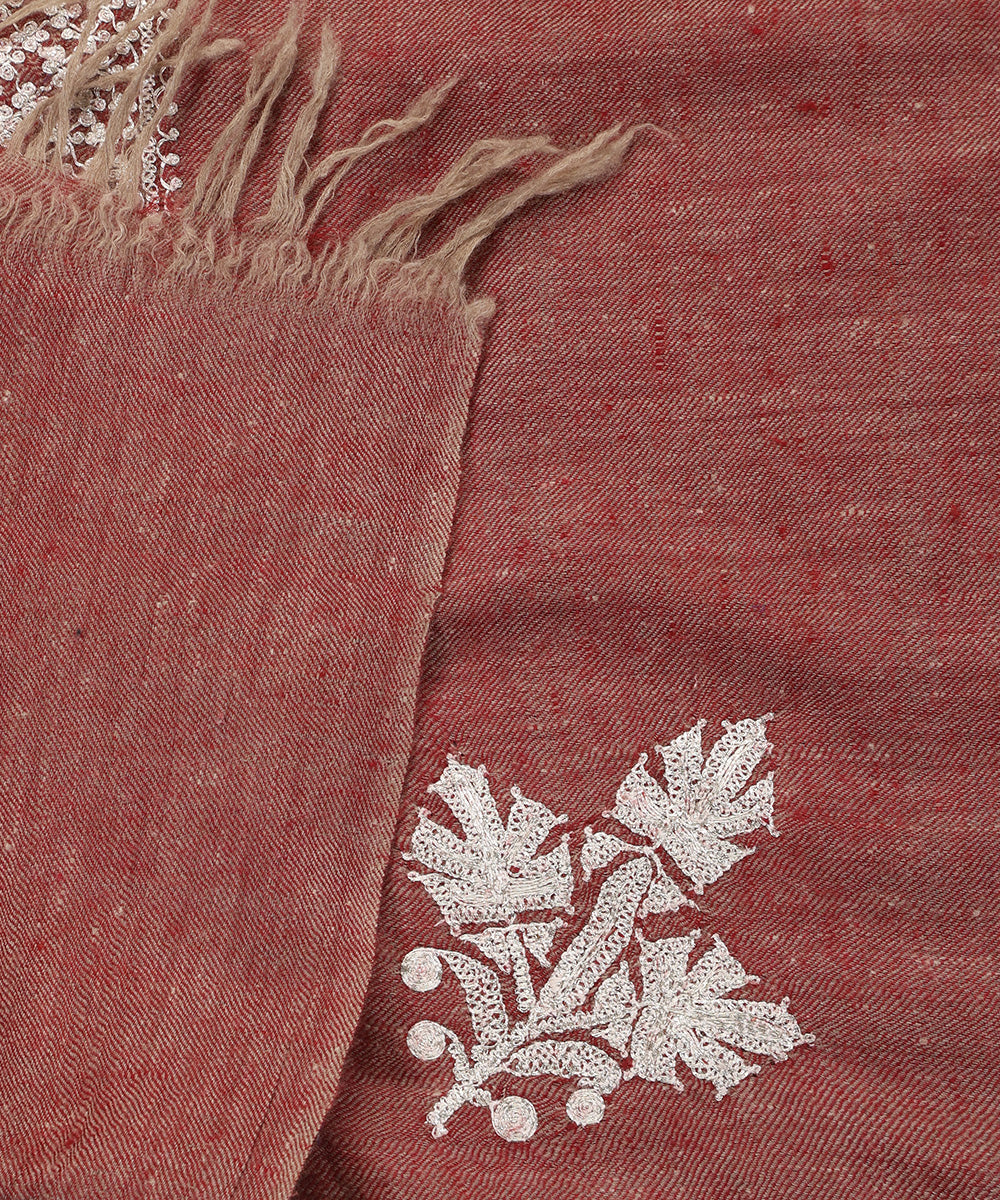 Old_Rose_Handwoven_Pure_Pashmina_Shawl_With_Silver_Zari_Tilla_Border_And_Palla_WeaverStory_04