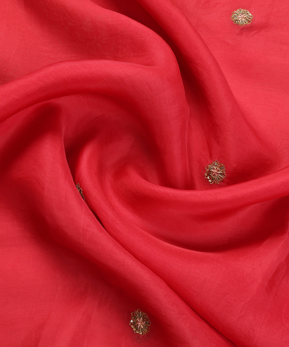 Rose_Pink_Handloom_Organza_Dupatta_With_Allover_Hand_Embroidered_Zardozi_Motifs_WeaverStory_05