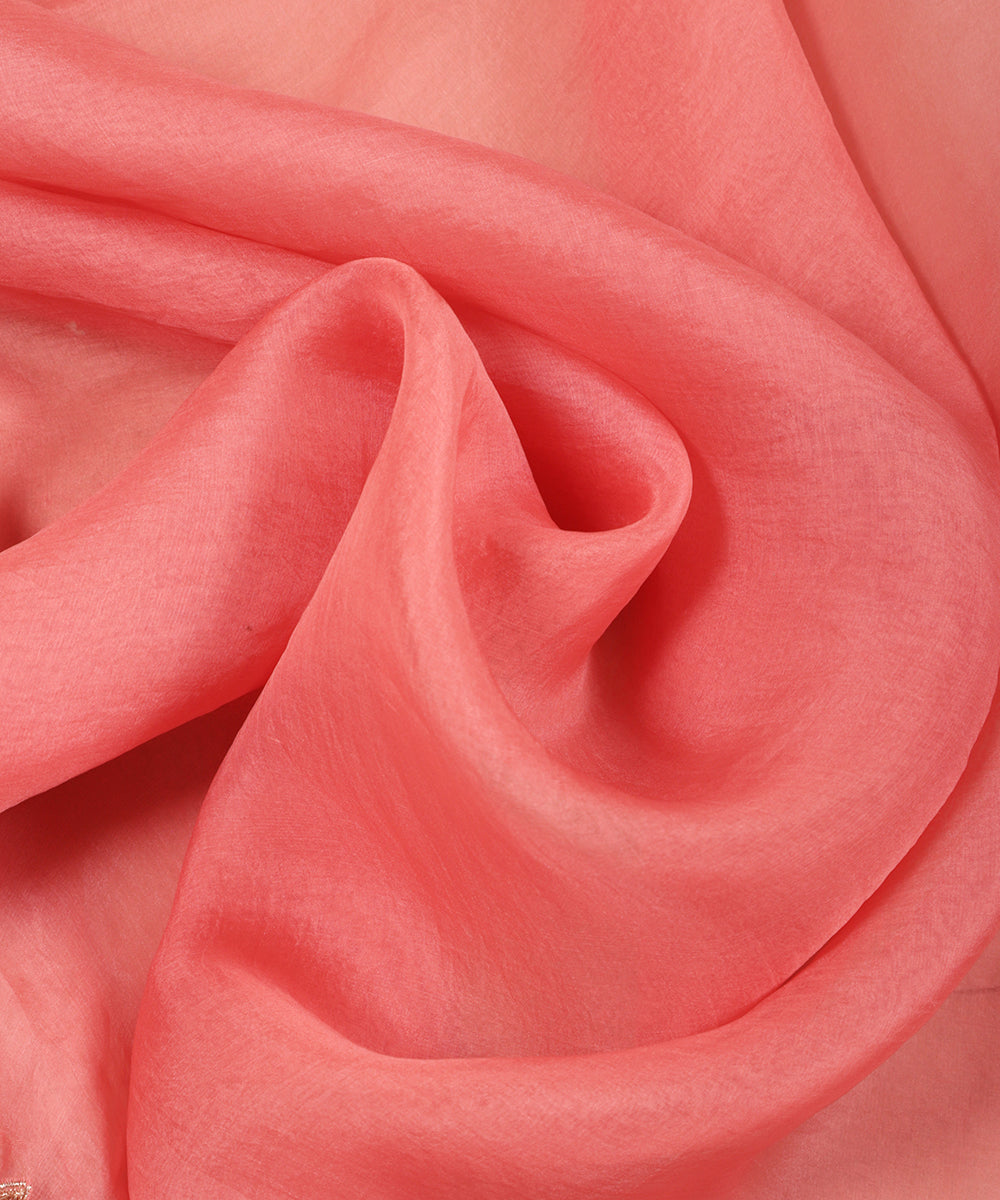 Peach_Handloom_Scalloped_Border_Organza_Dupatta_With_Embroidery_WeaverStory_05