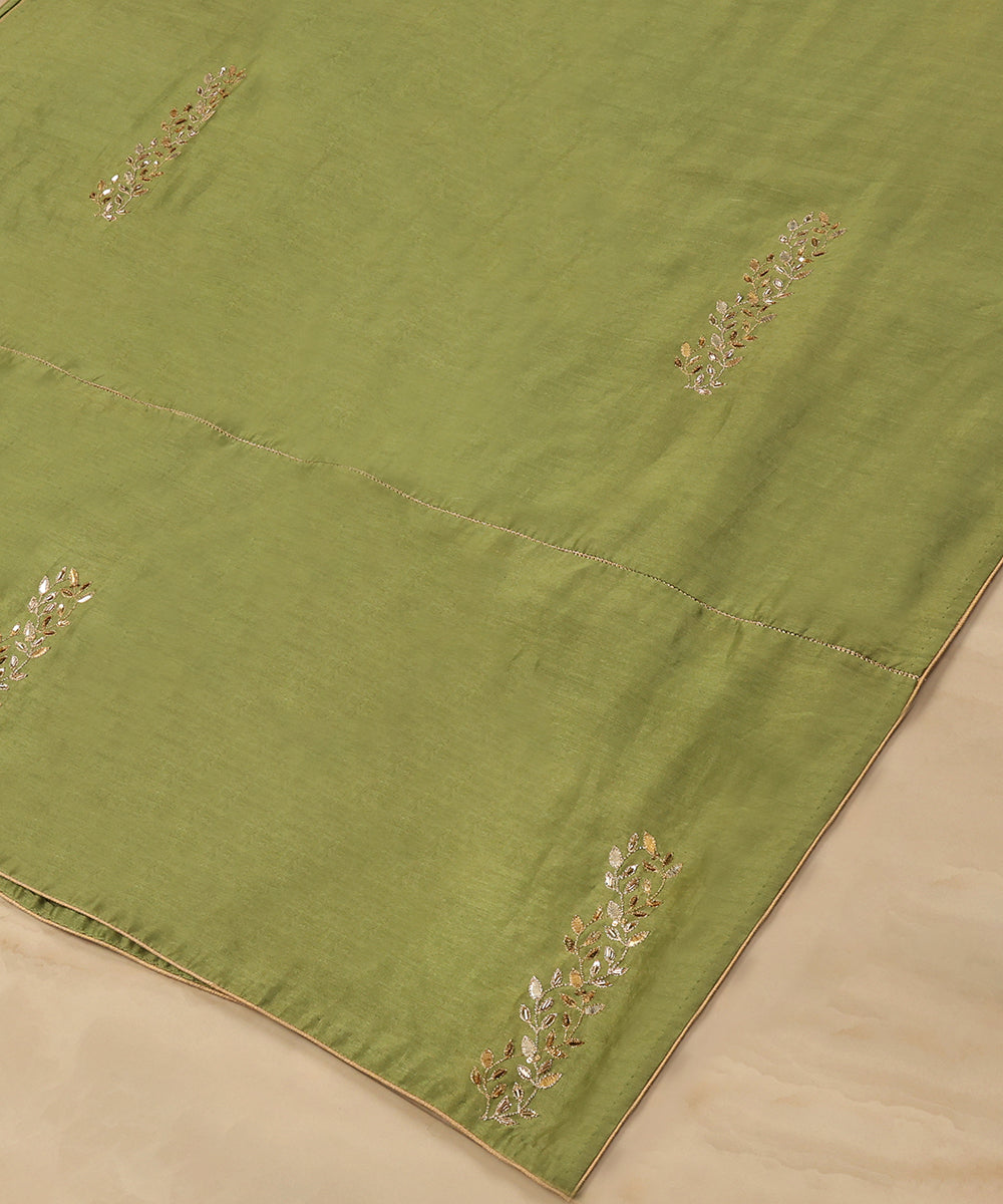 Pista_Green_Handloom_Chanderi_Dupatta_With_Allover_Boota_WeaverStory_03