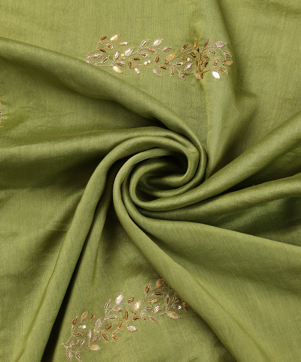 Pista_Green_Handloom_Chanderi_Dupatta_With_Allover_Boota_WeaverStory_05