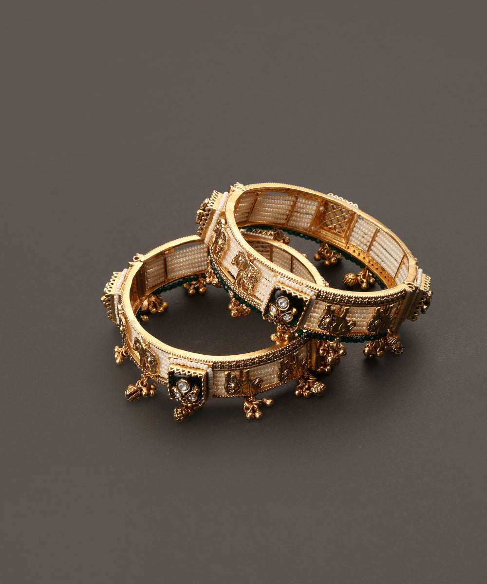 Kiara_Handcrafted_Alloy_Gold_Plated_Bangles_With_Semi_Precious_Stones_WeaverStory_02