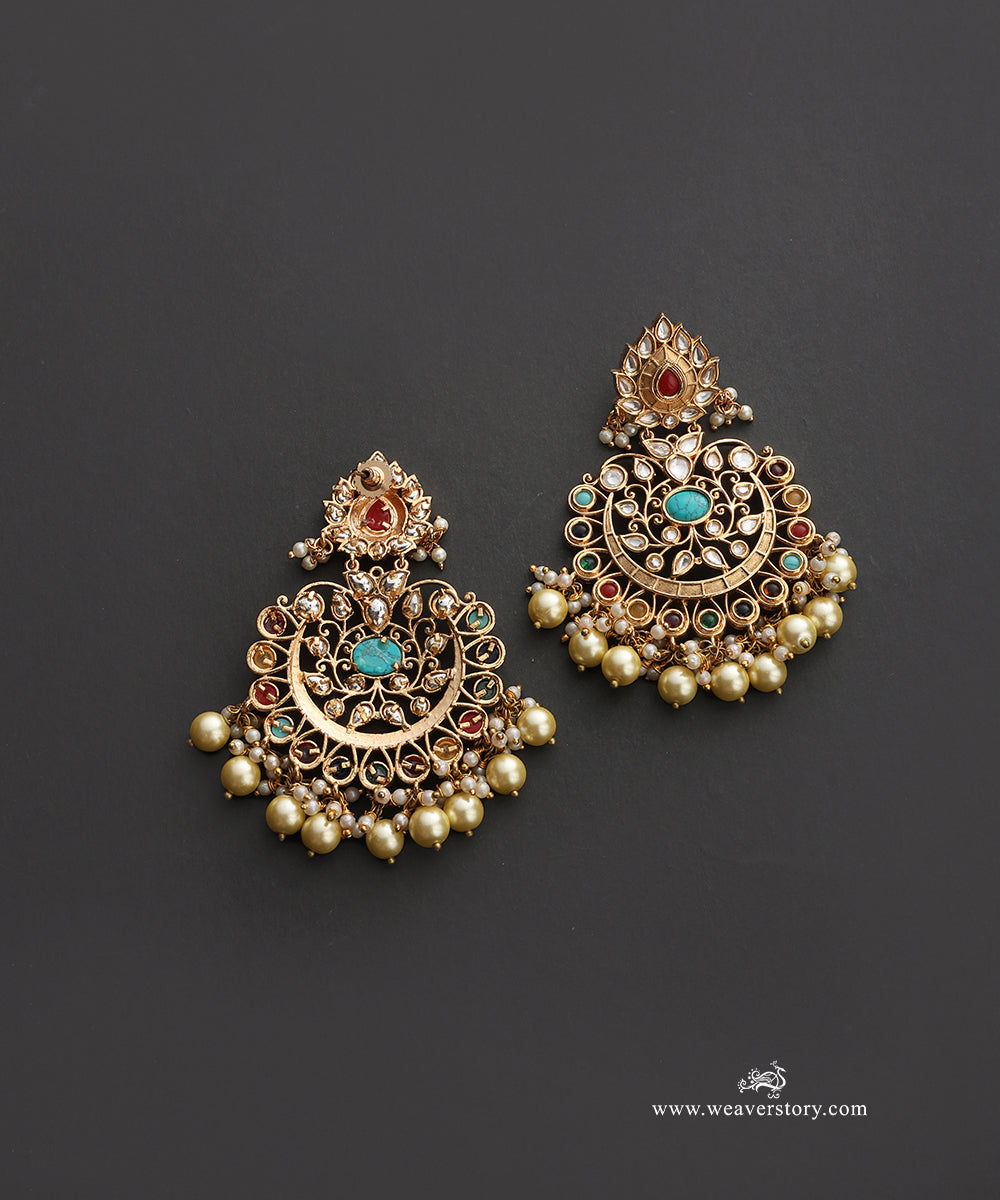 Niyati_Handcrafted_Gold_Plated_Alloy_Earrings_WeaverStory_03