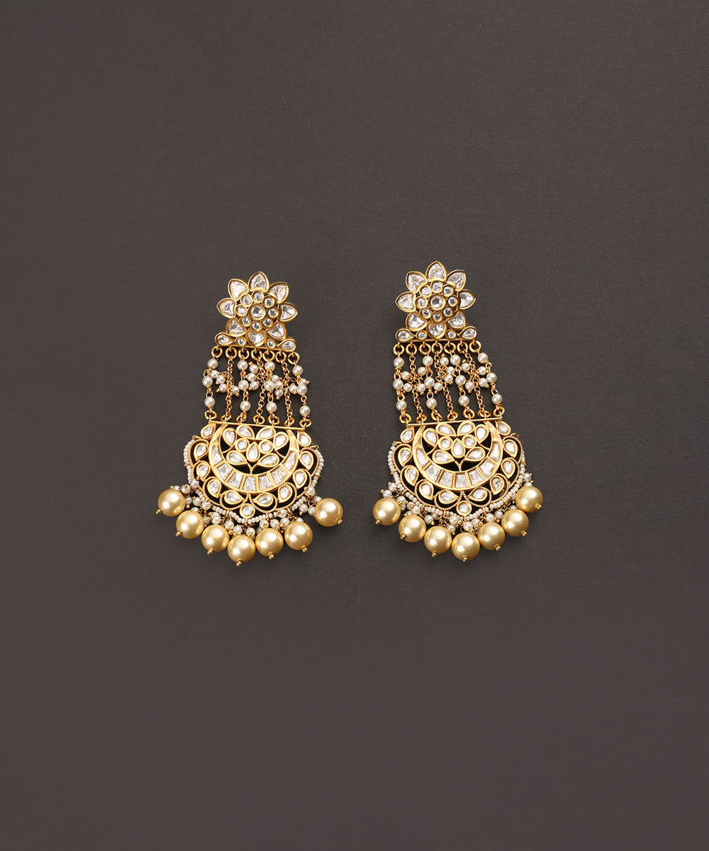 Gulshan_Handcrafted_Alloy_Gold_Plated_Earrings_With_Semi_Precious_Stones_WeaverStory_02