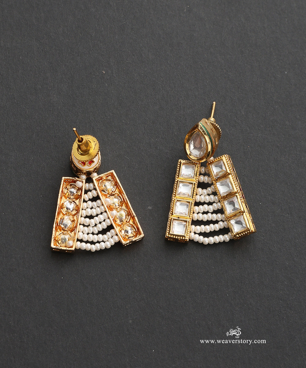 Ariba_Handcrafted_Alloy_Multistrand_Moti_Necklace_Set_With_Gold_Plating_WeaverStory_03