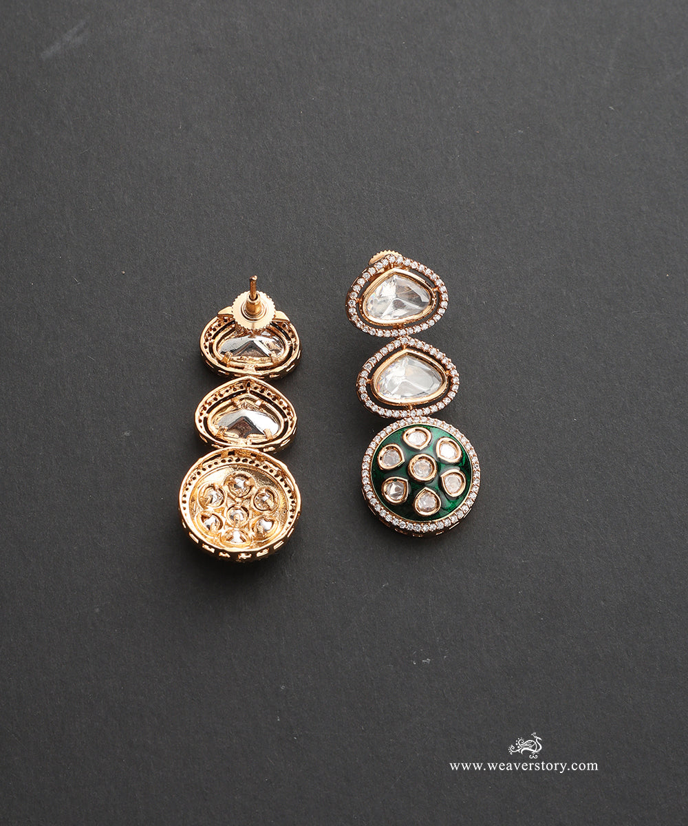 Rahma_Handcrafted_Alloy_Necklace_Set_With_Earrings_And_Teeka_With_Gold_Plating_WeaverStory_03