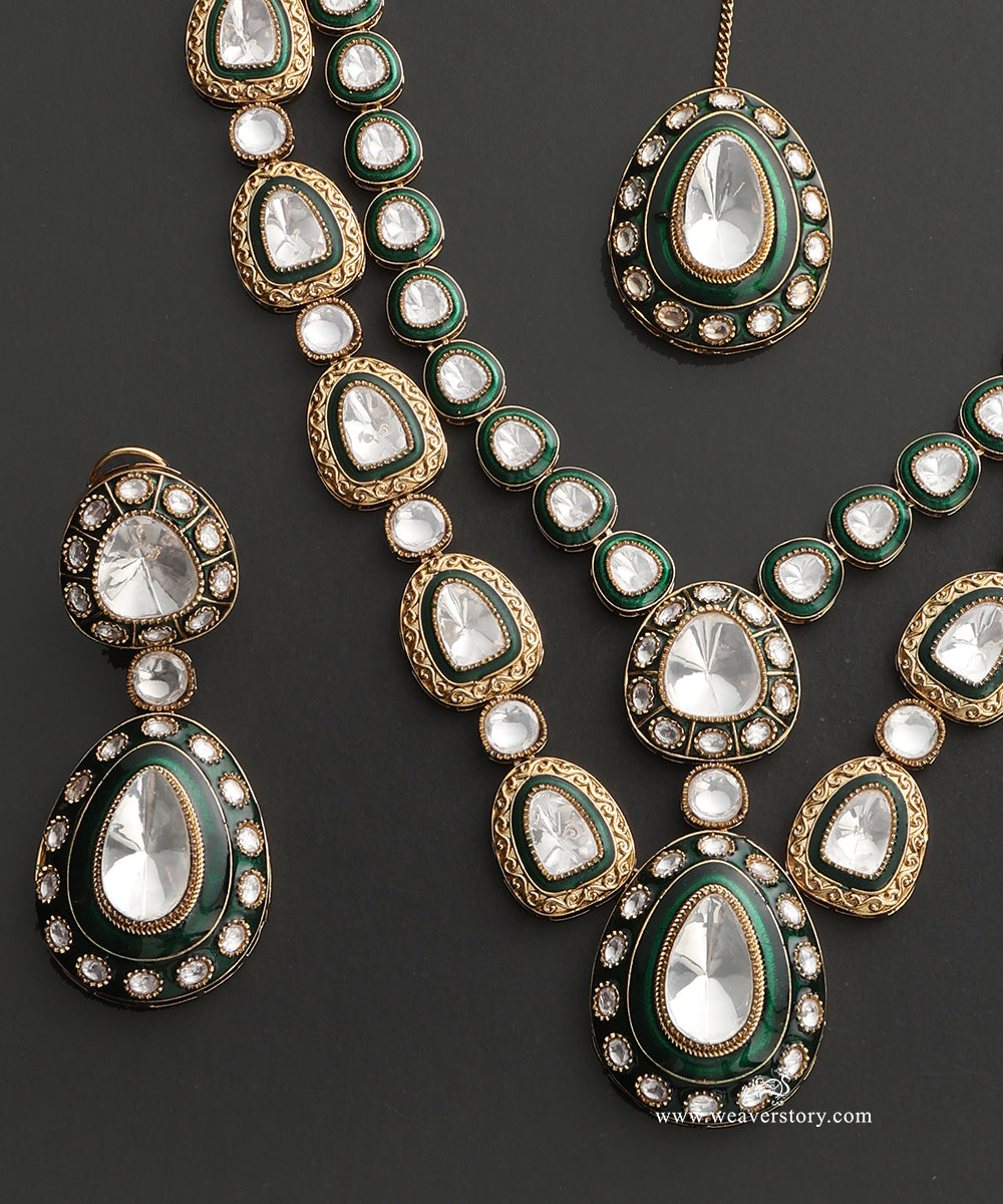 Ayat_Handcrafted_Do_Ladi_Alloy_Necklace_Set_With_Gold_Plating_WeaverStory_04