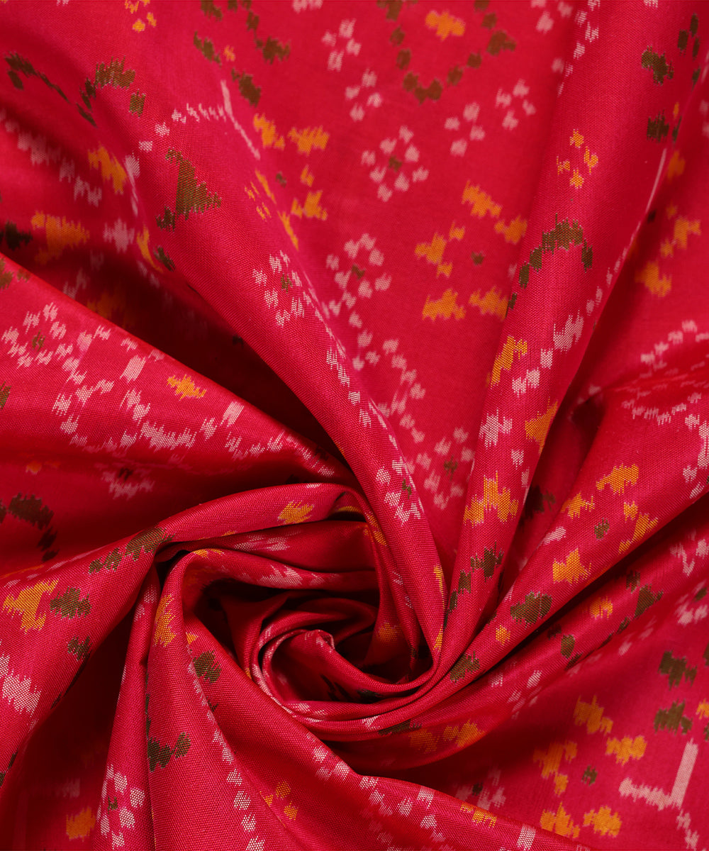 Handloom_Red_And_Pink_Pure_Mulberry_Silk_Ikat_Patola_Dupatta_WeaverStory_05