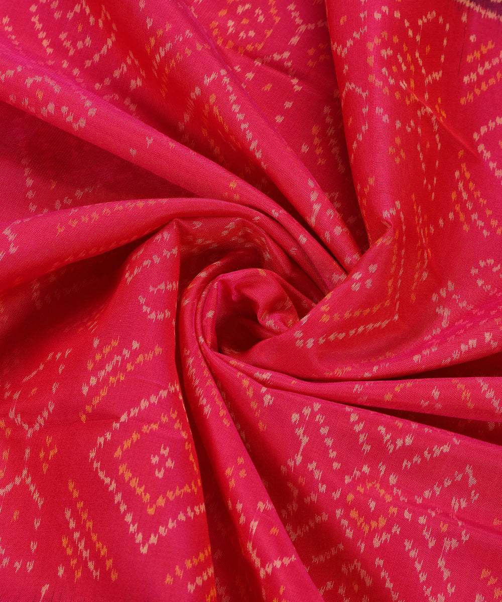 Handloom_Pink_Mulberry_Silk_Ikat_Patola_Dupatta_With_Purple_Border_Palla_WeaverStory_05