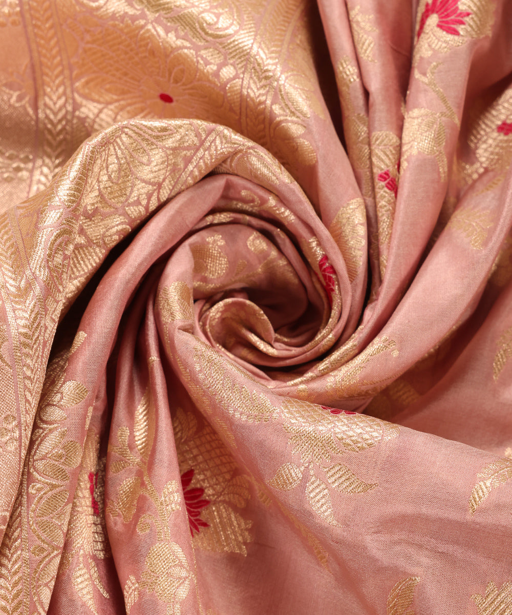 Handloom_Blush_Pink_Pure_Katan_Silk_Banarasi_Dupatta_With_Floral_Jaal_And_Pink_Meena_WeaverStory_05