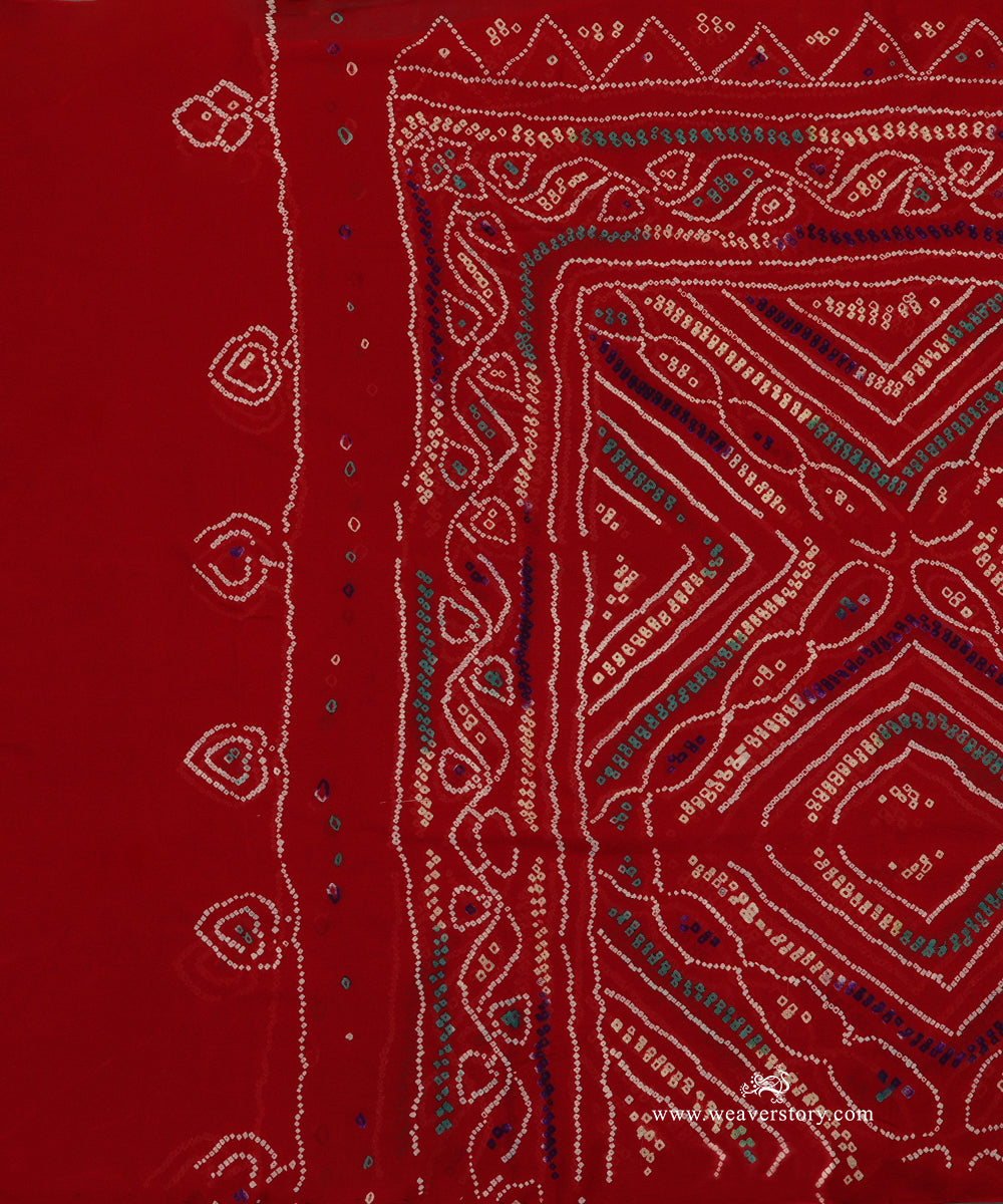 Handloom_Maroon_Pure_Georgette_Dupatta_WeaverStory_02