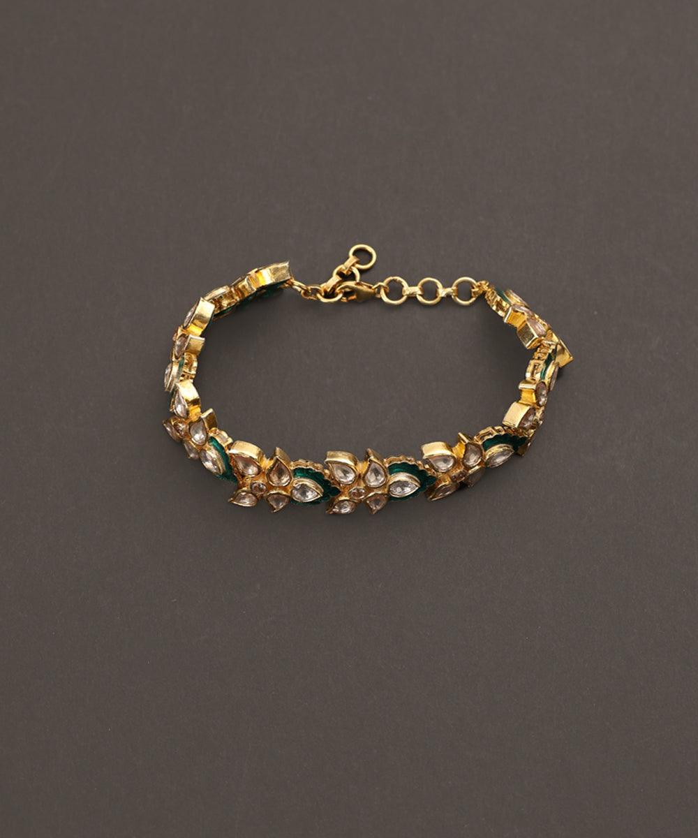 Ena_Handcrafted_Pure_Silver_Bracelet_With_Semi_Precious_Stones_WeaverStory_02