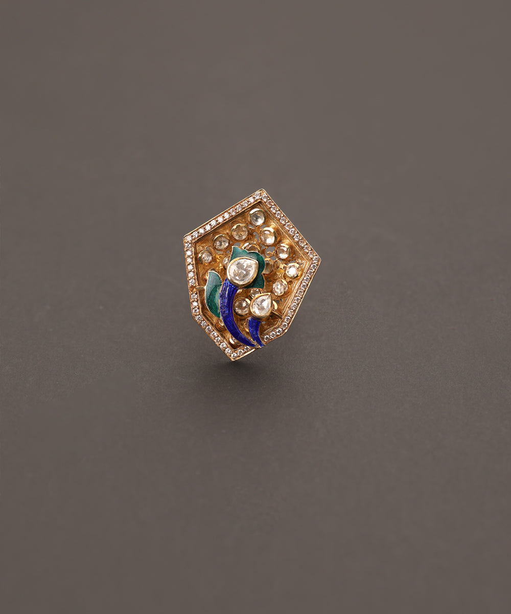 Ziba_Handcrafted_Pure_Silver_Ring_With_Semi_Precious_Stones_WeaverStory_02