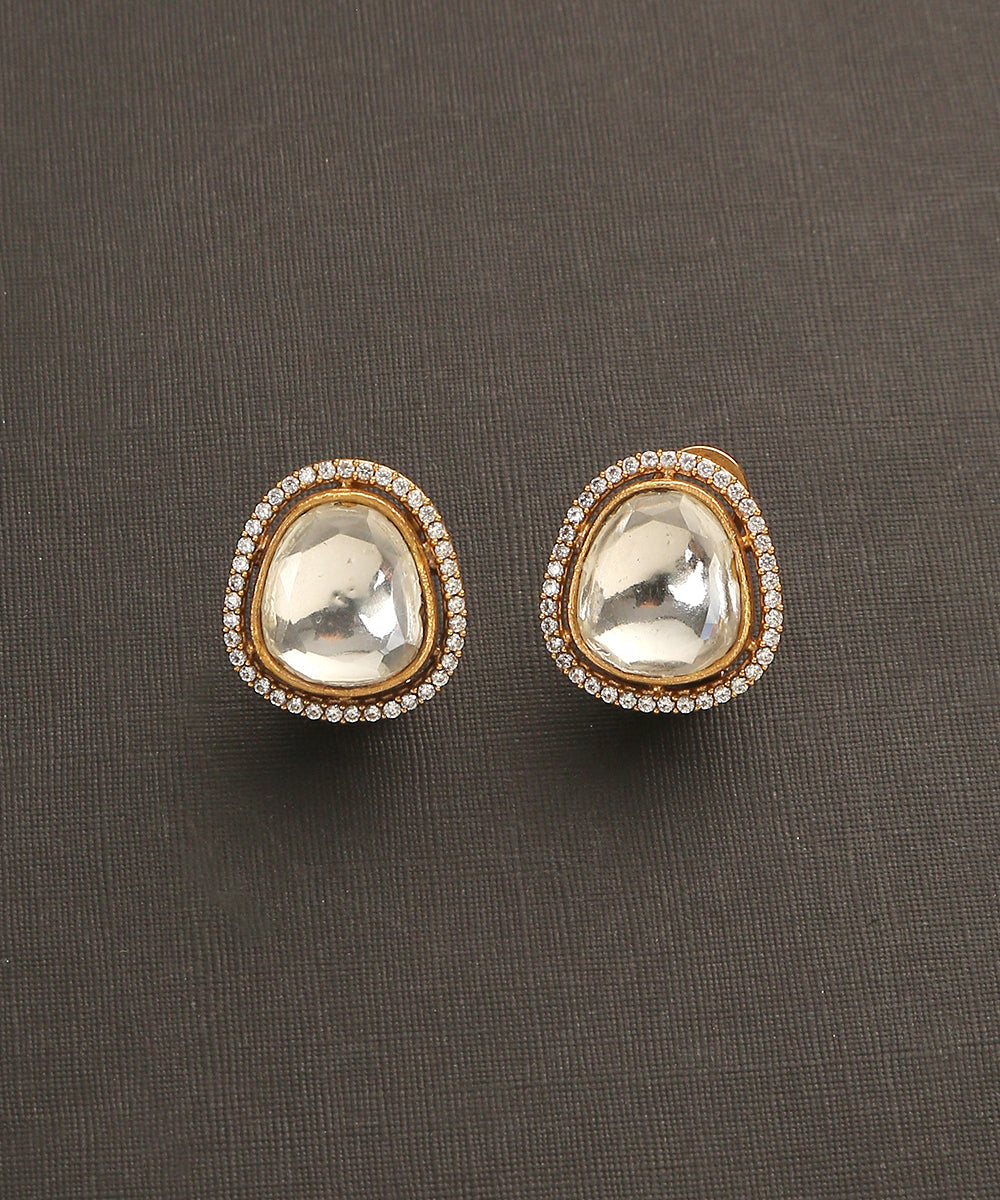 Dariya_Handcrafted_Earrings_With_Moissanite_Polki_And_Semi_Precious_Stones_WeaverStory_02