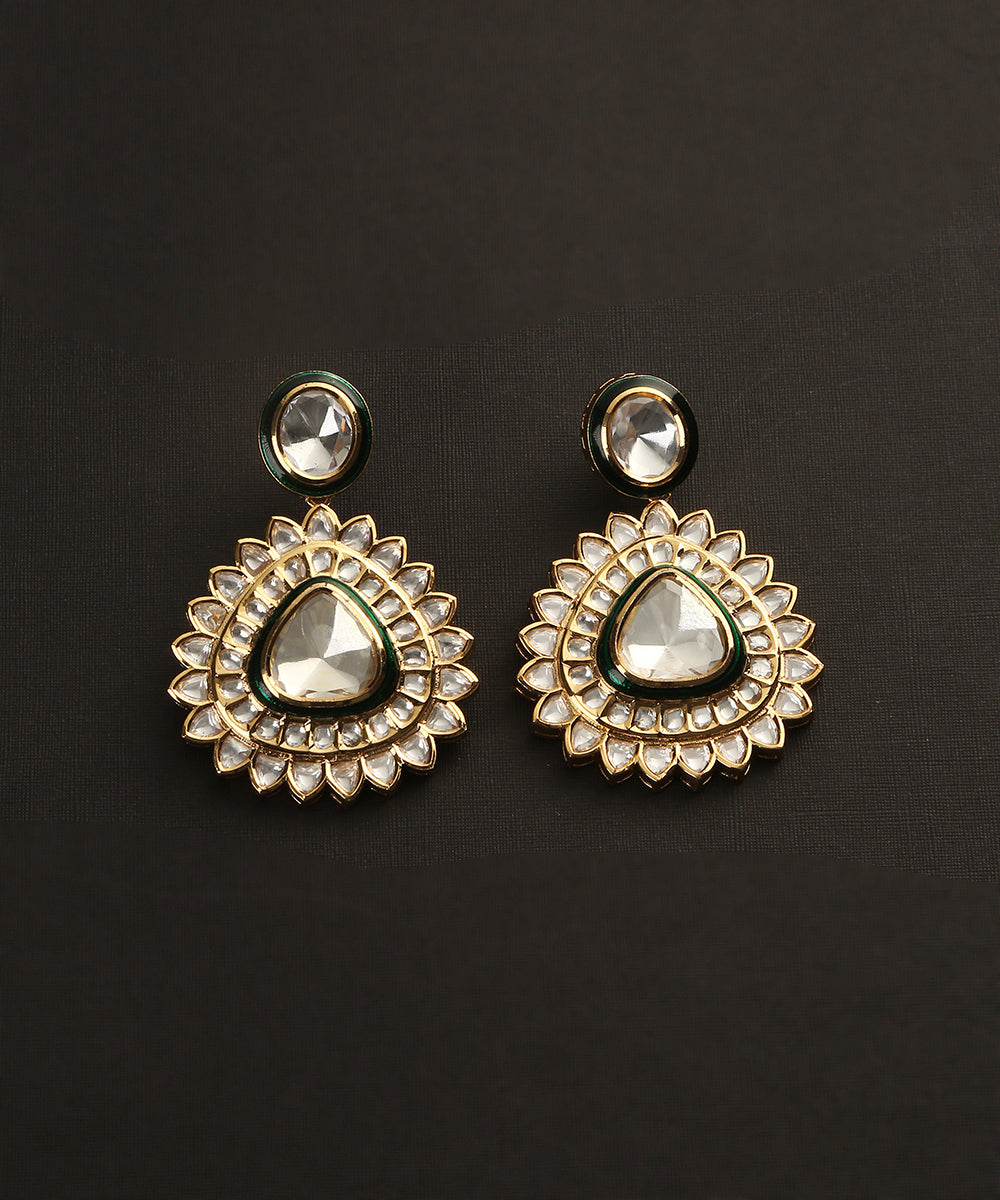Iman_Handcrafted_Earrings_With_Moissanite_Polki_WeaverStory_02