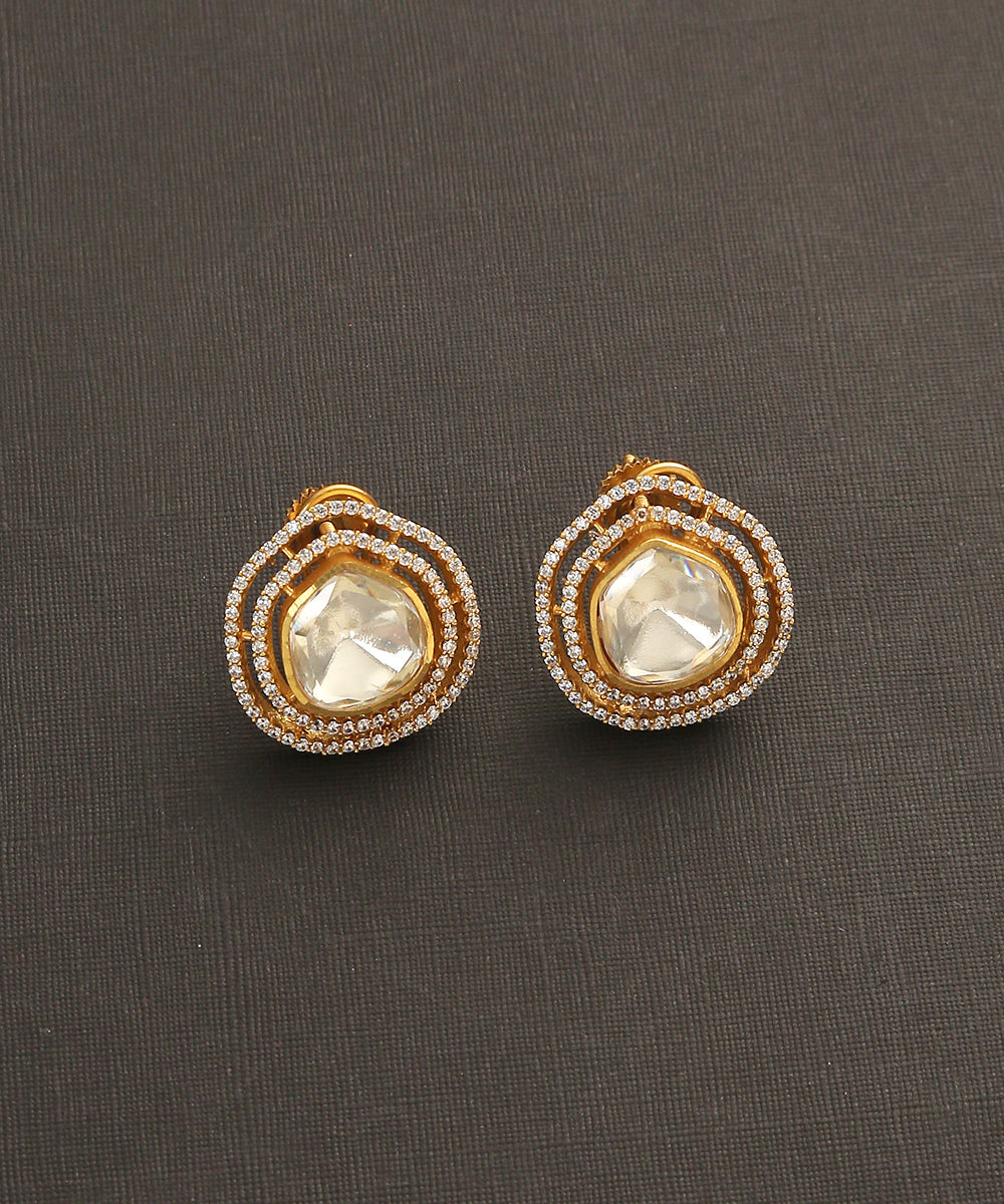 Serena_Handcrafted_Earrings_With_Moissanite_Polki_WeaverStory_02