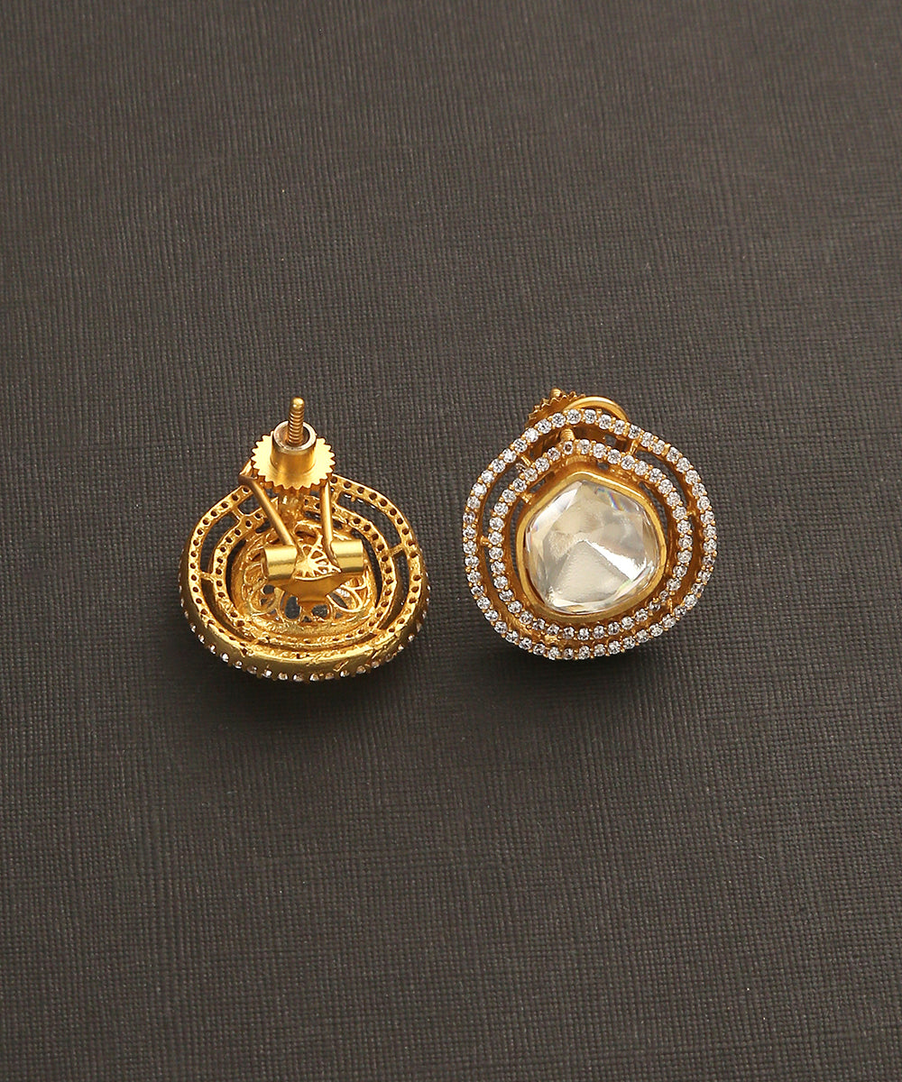 Serena_Handcrafted_Earrings_With_Moissanite_Polki_WeaverStory_03
