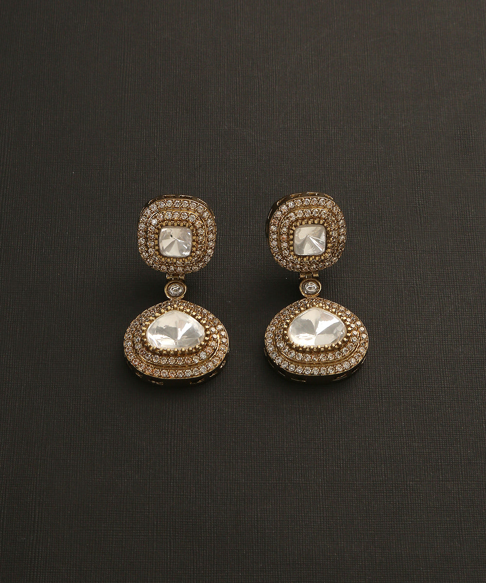 Xyra_Handcrafted_Earrings_With_Moissanite_Polki_WeaverStory_02