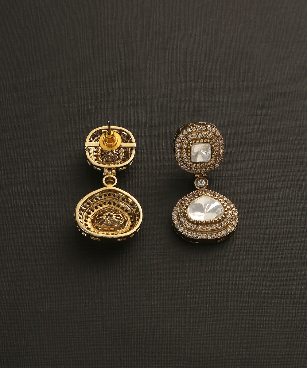 Xyra_Handcrafted_Earrings_With_Moissanite_Polki_WeaverStory_03