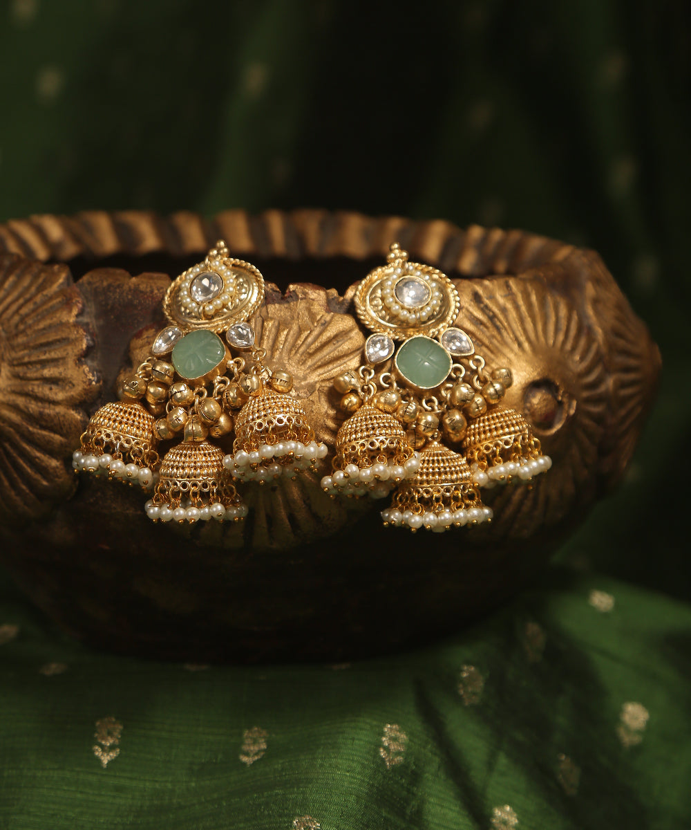 Zahra_Handcrafted_Earrings_With_Pearl_Tassels_WeaverStory_01