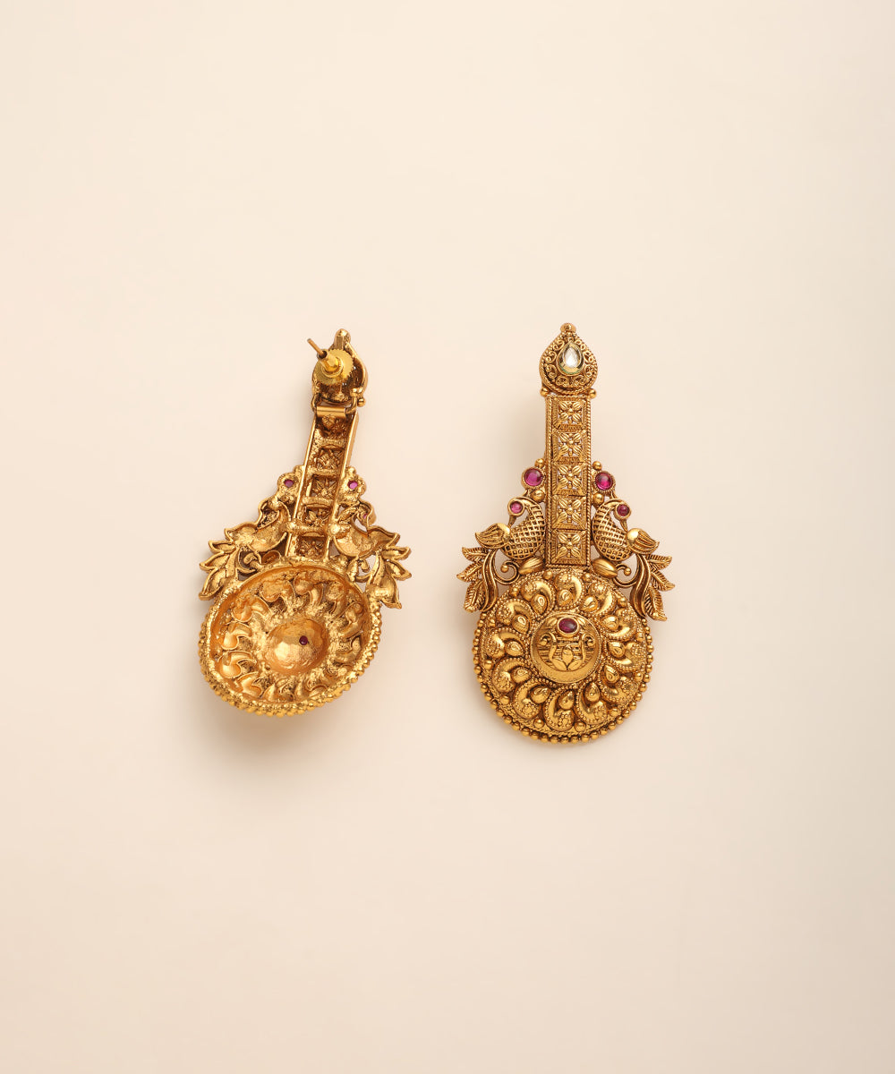 Aster_Handcrafted_Earrings_With_Pink_Stones_WeaverStory_03