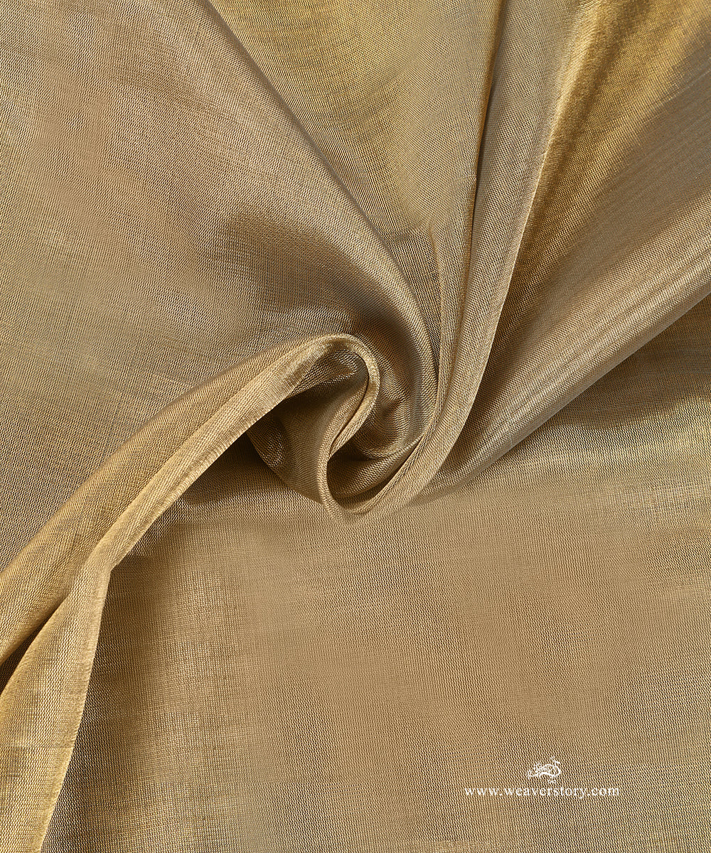 Gold_Handloom_Pure_Tissue_Chanderi_Fabric_WeaverStory_05