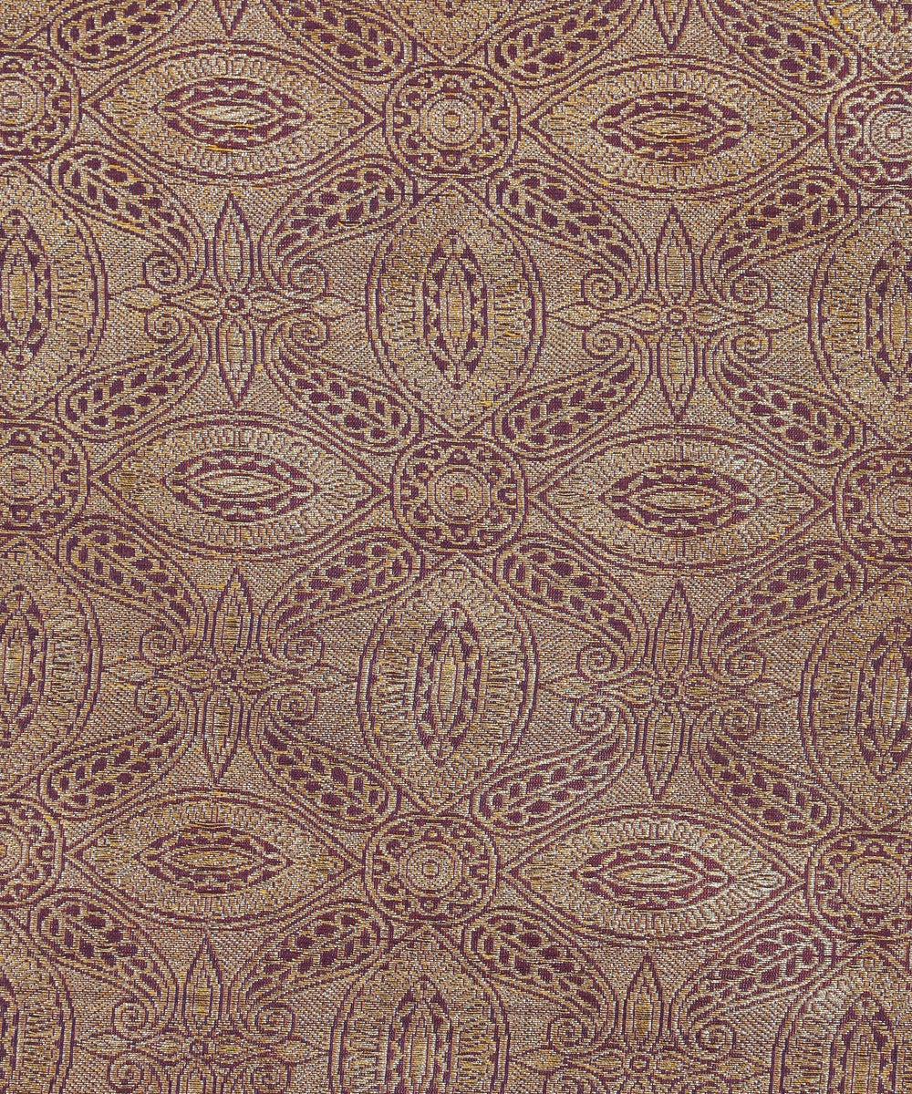 Mauve_Handloom_Soft_Kimkhab_Pure_Katan_Silk_Banarasi_Fabric_With_Tested_Zari_WeaverStory_03