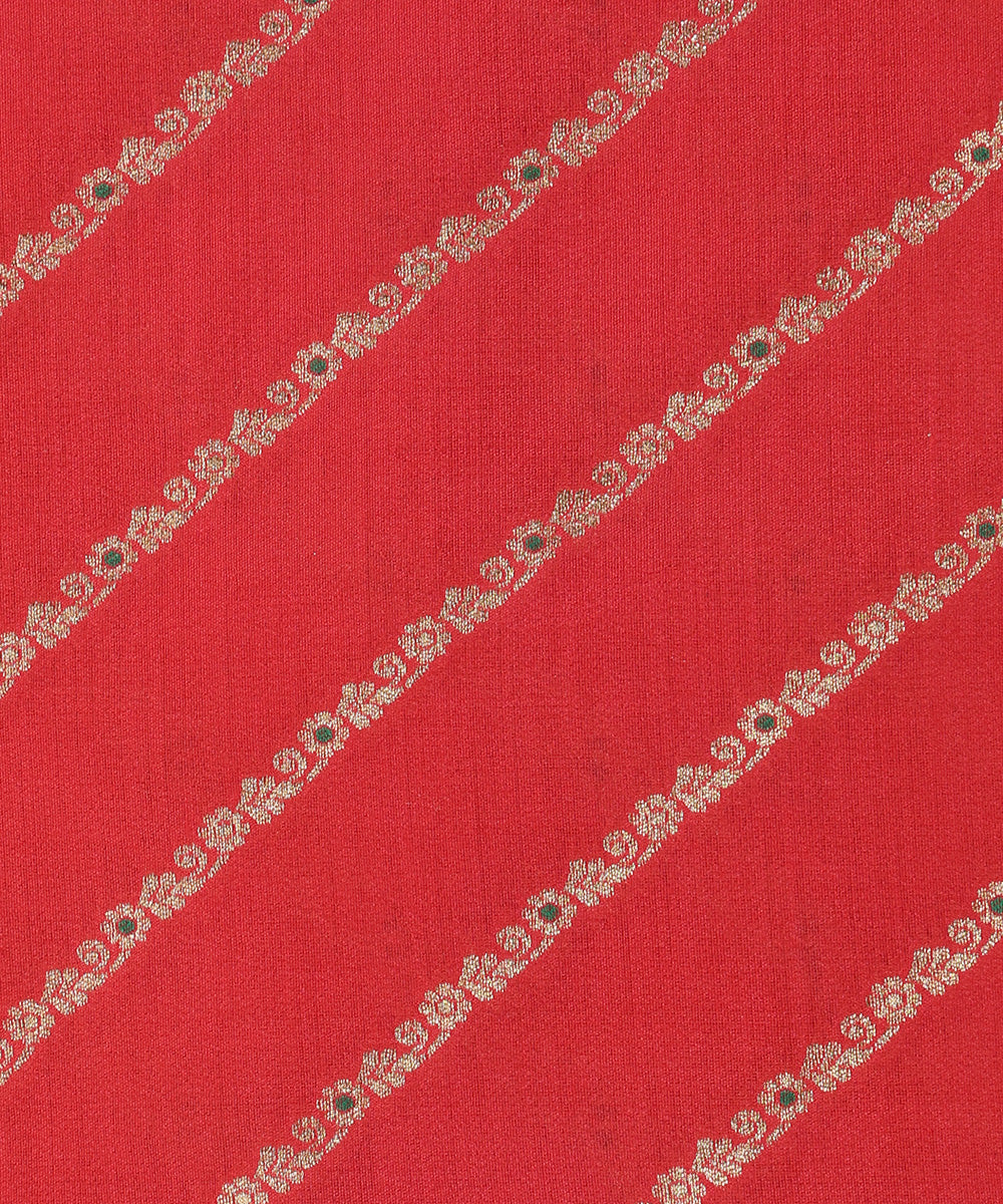 Pink_Handloom_Pure_Moonga_Silk_Banarasi_Fabric_With_Cutwork_Meena_Booti_WeaverStory_03