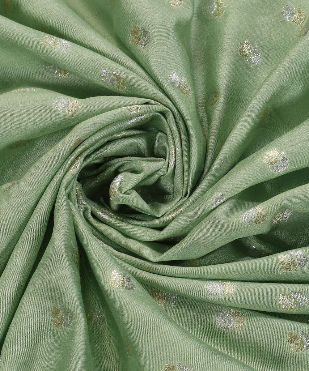 Pastel_Green_Handloom_Pure_Moonga_Silk_Banarasi_Fabric_With_Cutwork_Sona_Rupa_Booti_WeaverStory_05