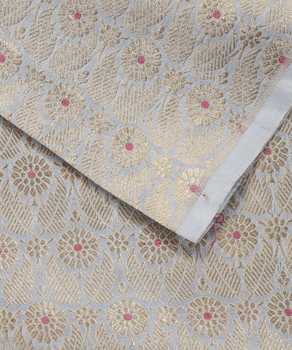 Handloom_Dust_Blue_Pure_Katan_Silk_Kimkhab_Banarasi_Fabric_With_Meena_Booti_WeaverStory_04