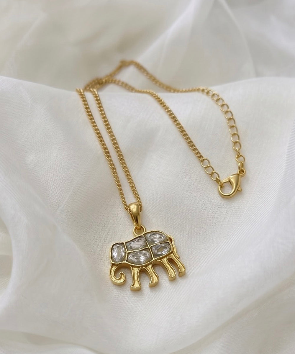 Mini Elephant Pendant Necklace
