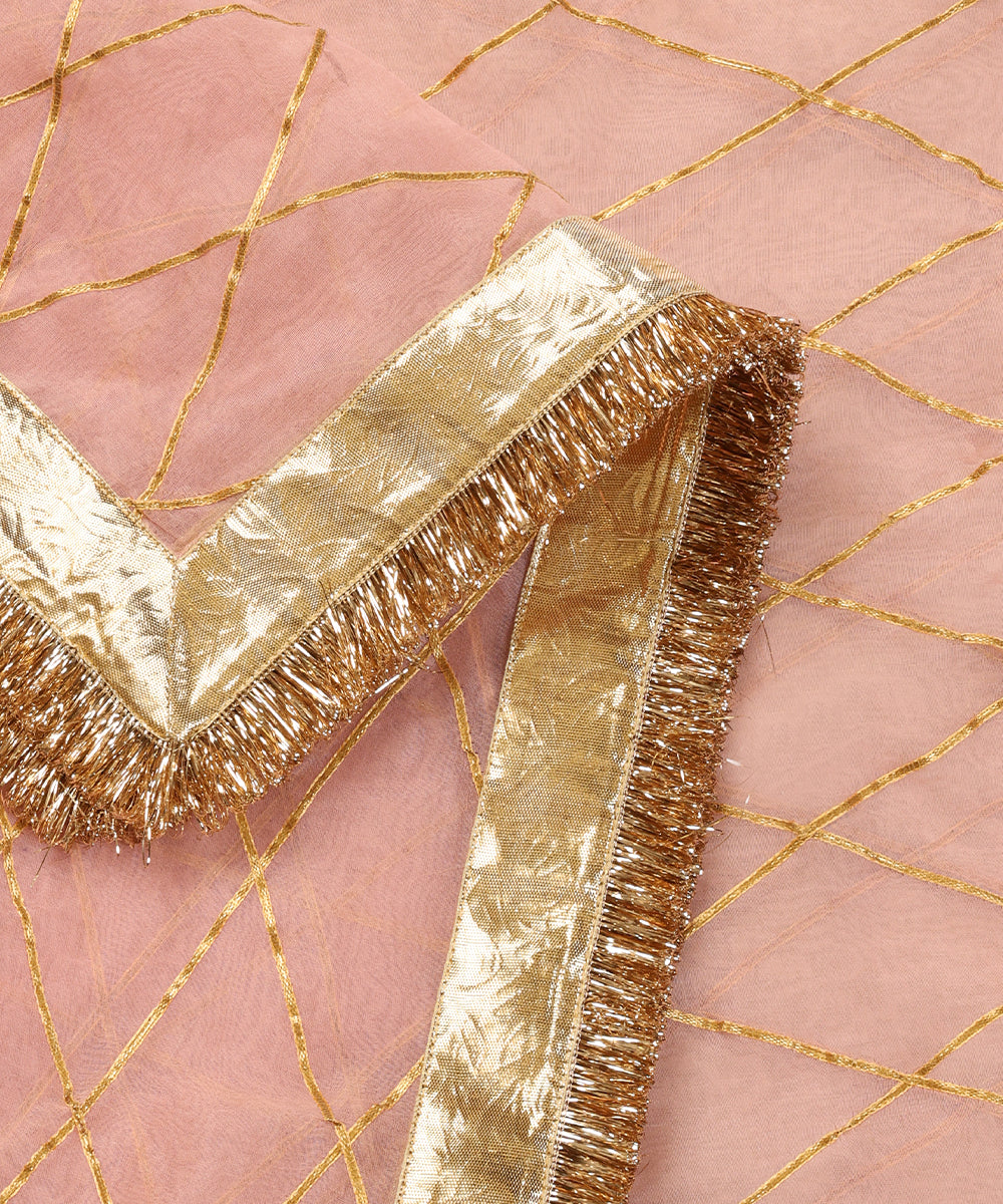 Light_Pink_Handloom_Pure_Organza_Dupatta_With_Gota_Work_WeaverStory_04