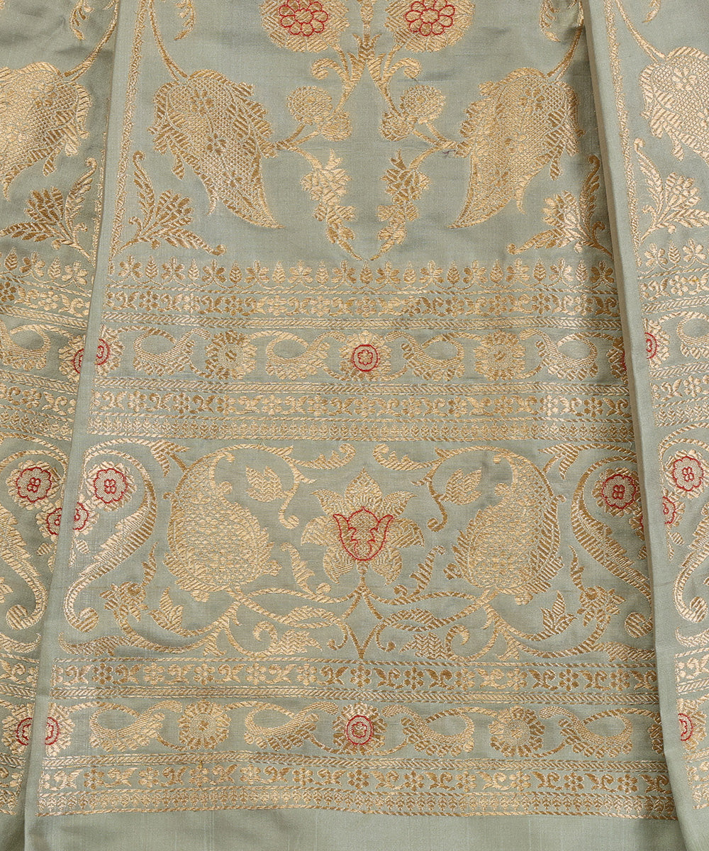 Powder_Blue_Handloom_Pure_Katan_Silk_Banarasi_Lehenga_With_Meenakari_WeaverStory_03