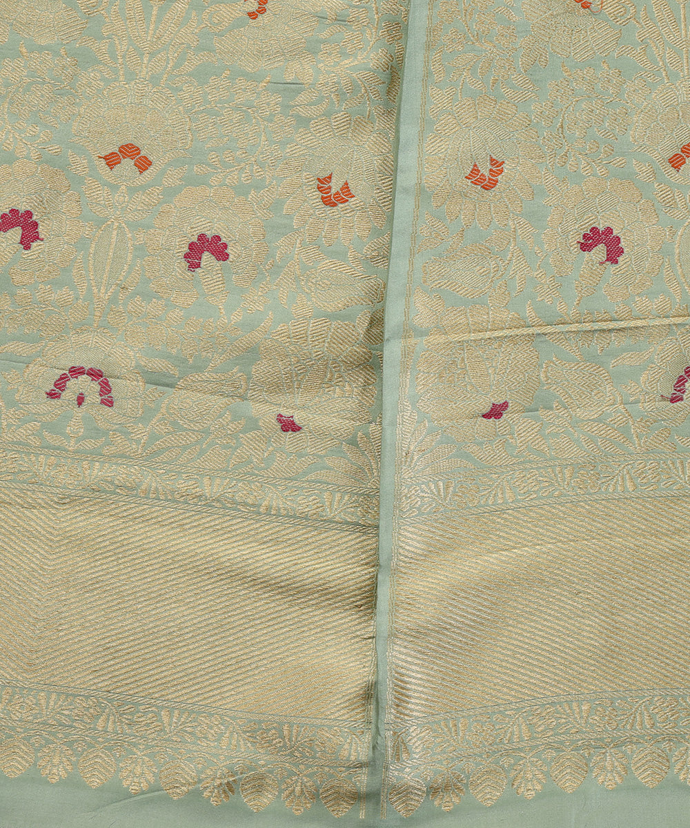 Powder_Blue_Handloom_Pure_Katan_Silk_Banarasi_Lehenga_With_Kadhwa_Meenakari_WeaverStory_03