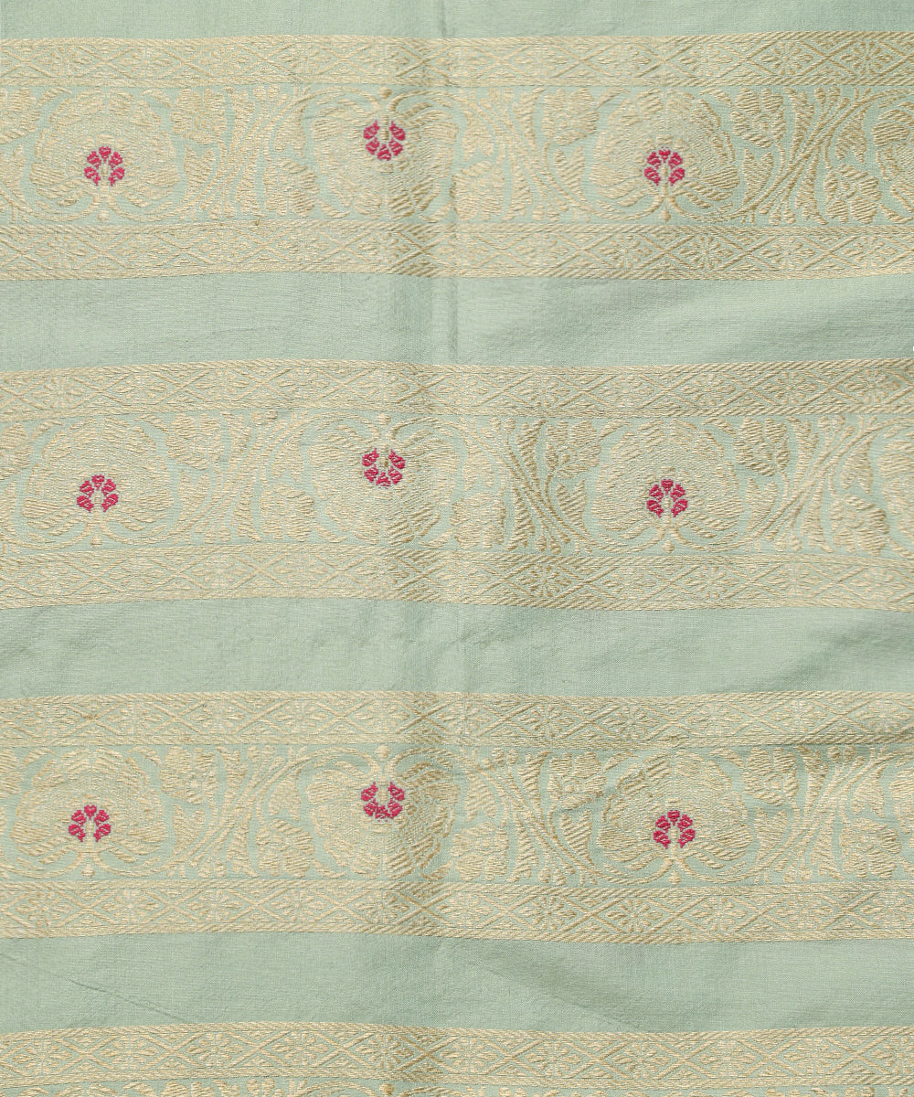 Powder_Blue_Handloom_Pure_Katan_Silk_Banarasi_Lehenga_With_Kadhwa_Meenakari_WeaverStory_06