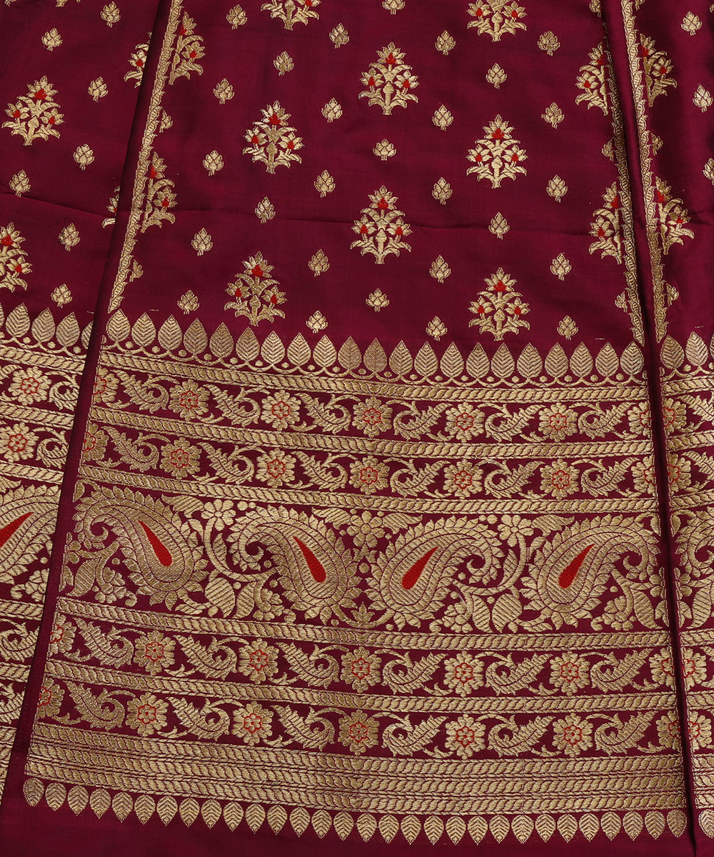 Handloom_Purple_Pure_Katan_Silk_Banarasi_Lehenga_With_Meenakari_Booti_WeaverStory_03