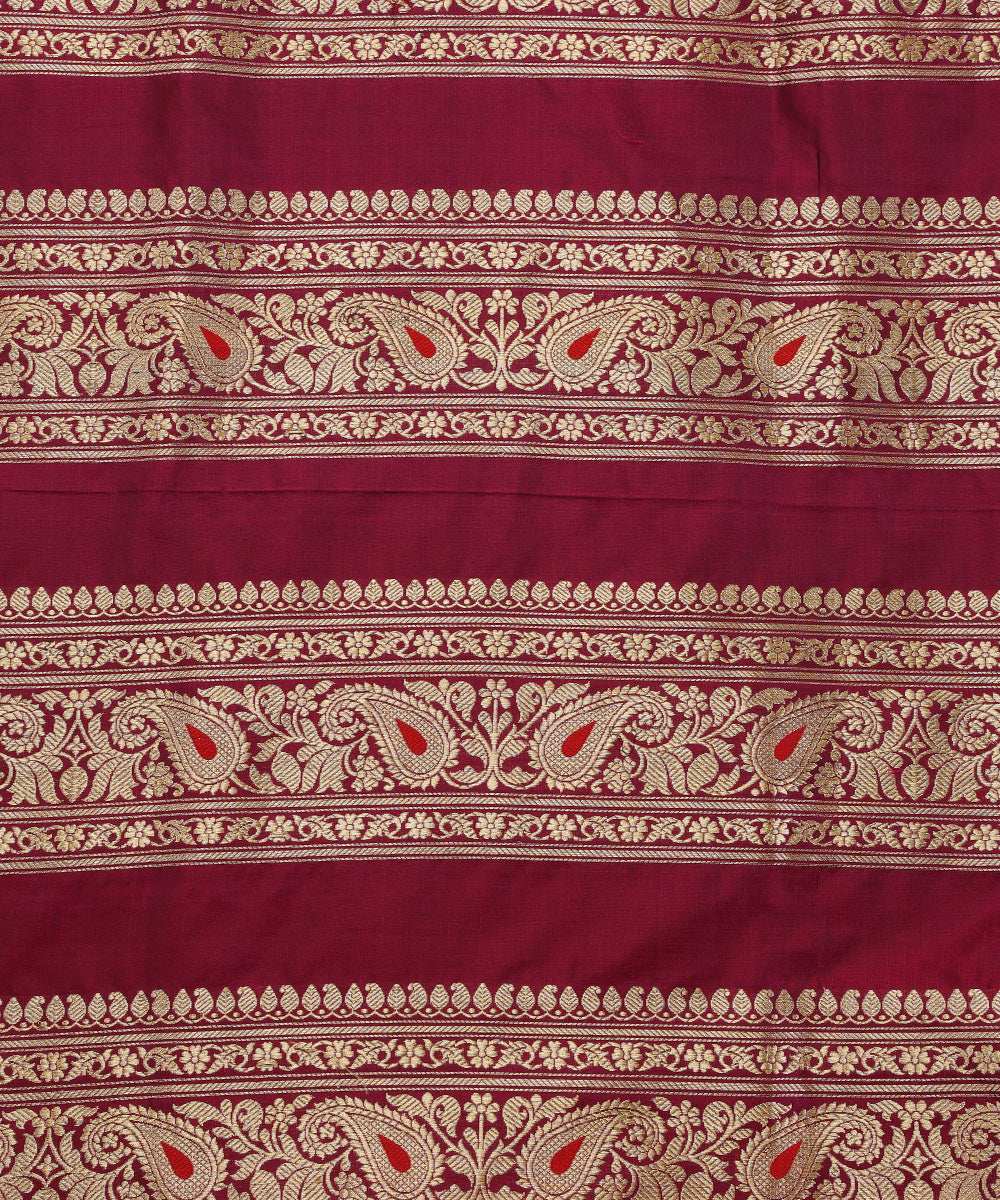 Handloom_Purple_Pure_Katan_Silk_Banarasi_Lehenga_With_Meenakari_Booti_WeaverStory_06
