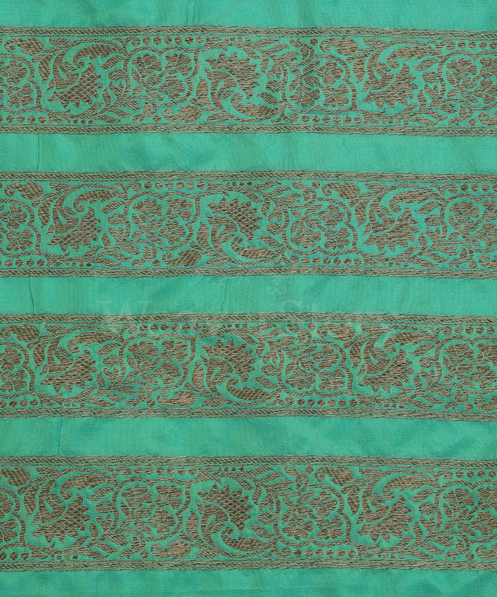 Sea_Green_Handloom_Pure_Katan_Silk_Antique_Zari_Banarasi_Lehenga_WeaverStory_06